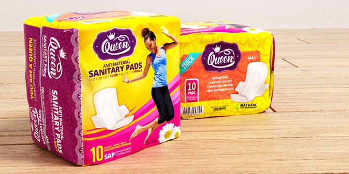 queen sanitary pads